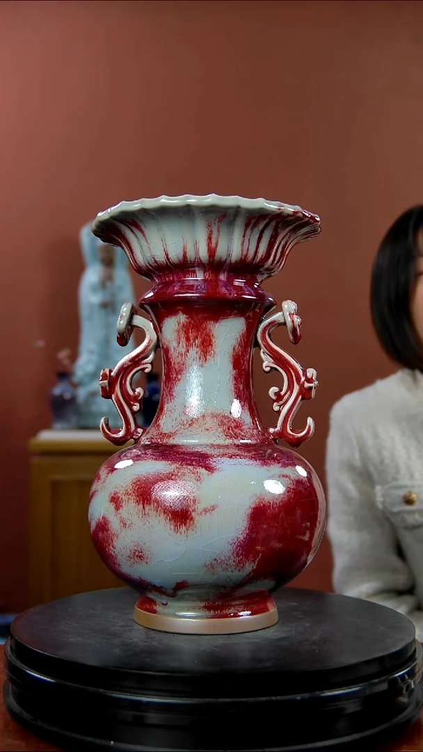 摆件大宋官窑【和合如意瓶】