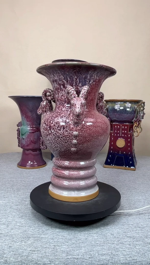 摆件陶神垕钧瓷收藏工艺品