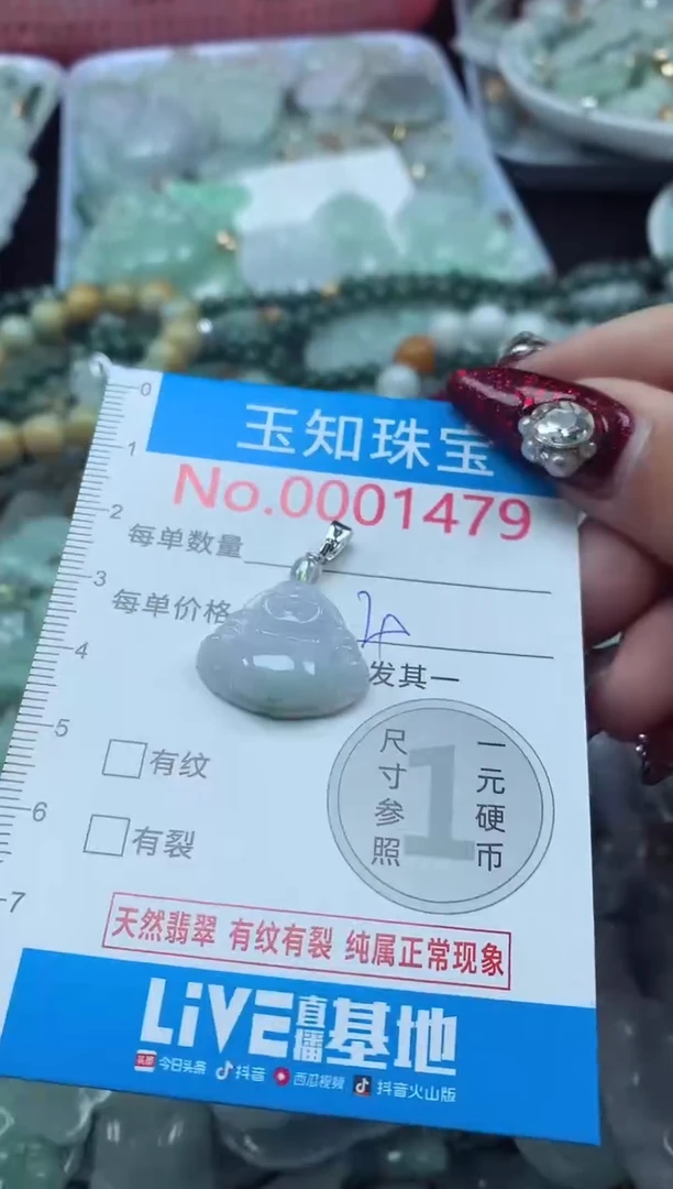 颈饰未镶嵌翡翠1479