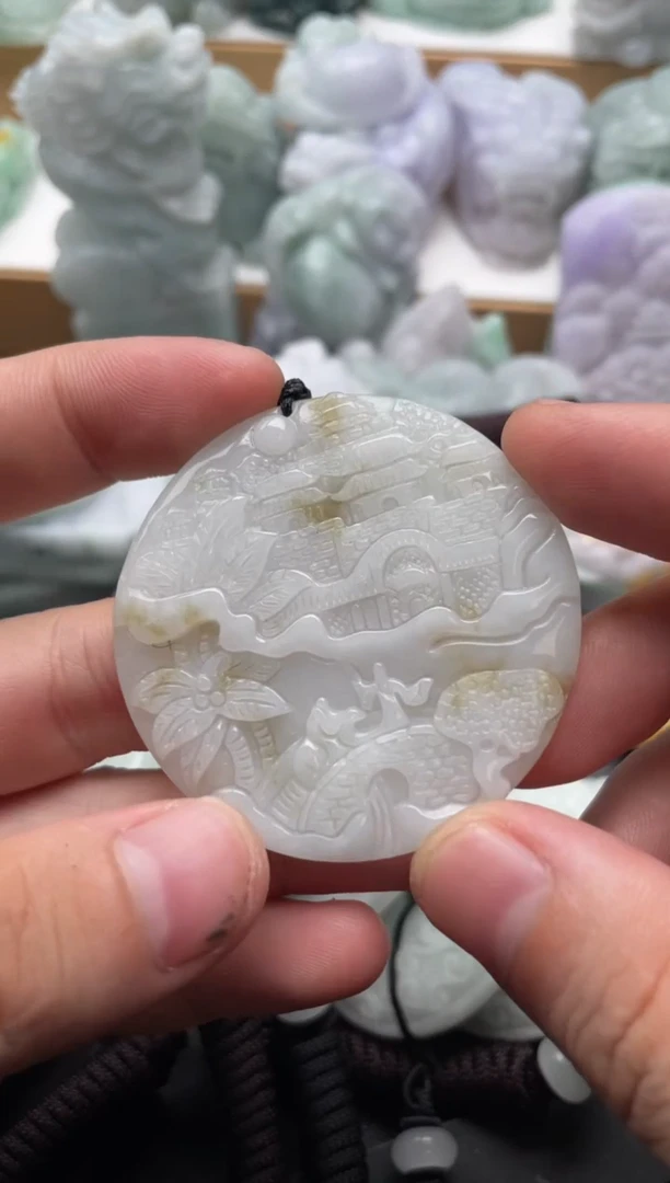 吊坠(不含链)未镶嵌翡翠1