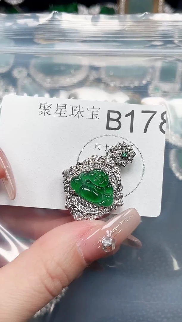 【闪购商品】翡翠颈饰未镶嵌赠皮绳178