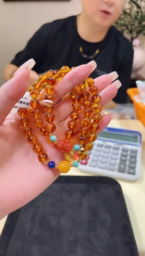 手链琥珀未镶嵌@@ZY20804009