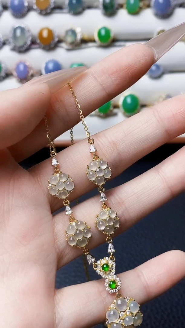 银S925镶嵌戒指翡翠5182