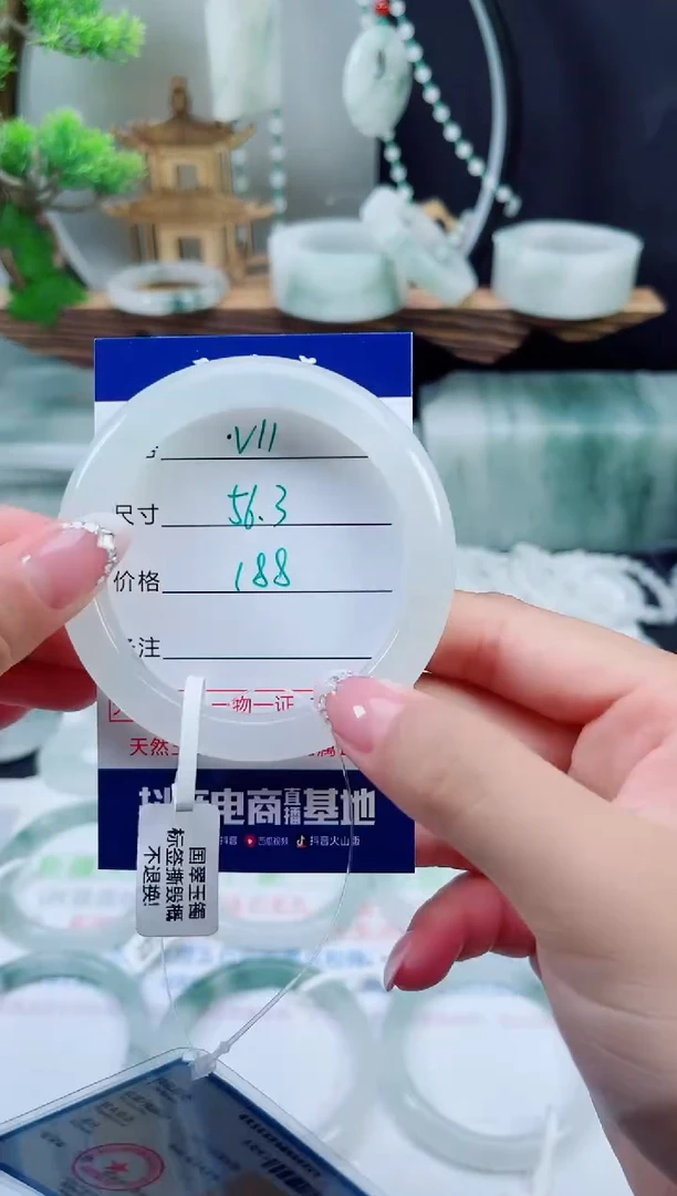 未镶嵌手镯石英质玉（天山翠）11
