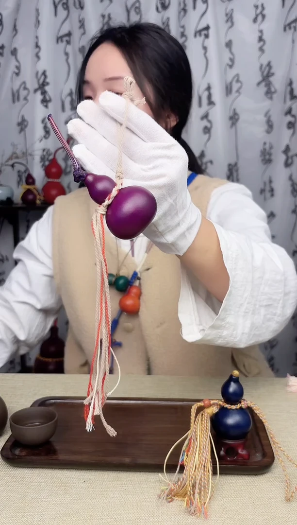 大漆葫芦挂件----029