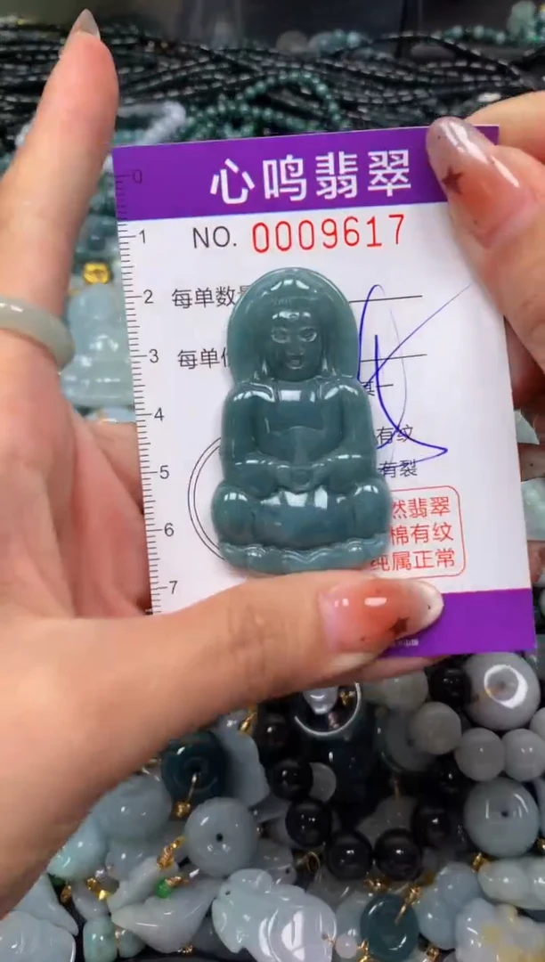 翡翠未镶嵌颈饰闪购009617