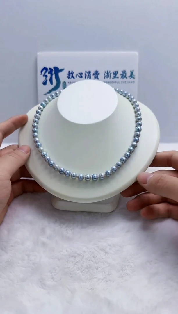 未镶嵌海水珍珠DA珍珠串链 z677
