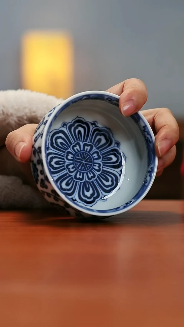 镹曰雅器手工手绘青花