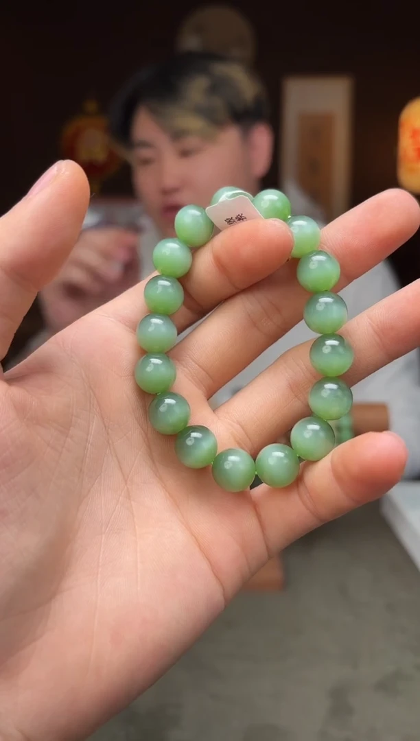 未镶嵌手串和田玉043 和田玉碧玉手串
