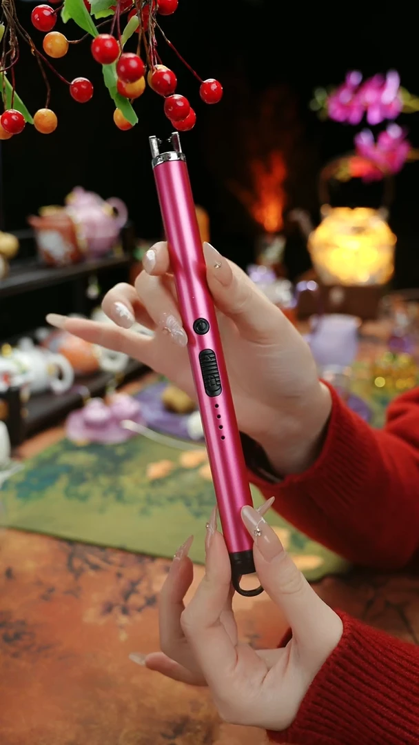 【闪购商品】粉紫色蜡烛点火器茶道配件