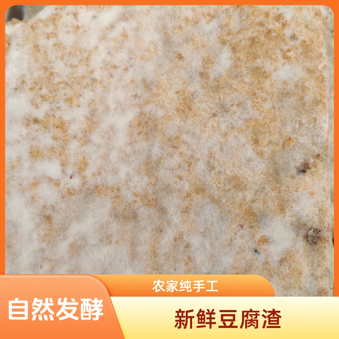 湖北阳新特产新鲜湿豆腐渣霉豆渣粑农家纯手工制作渣粑子