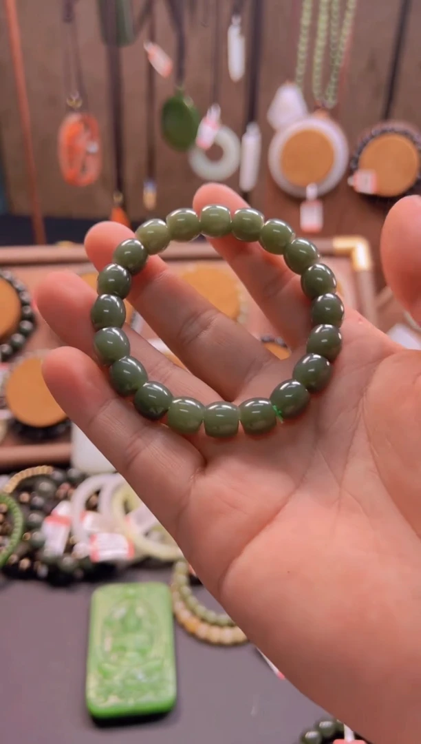 未镶嵌手串和田玉JHW10005