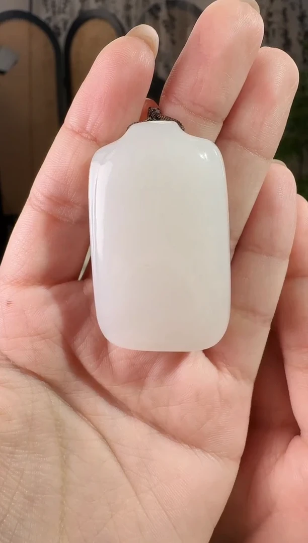 颈饰未镶嵌和田玉351无事牌