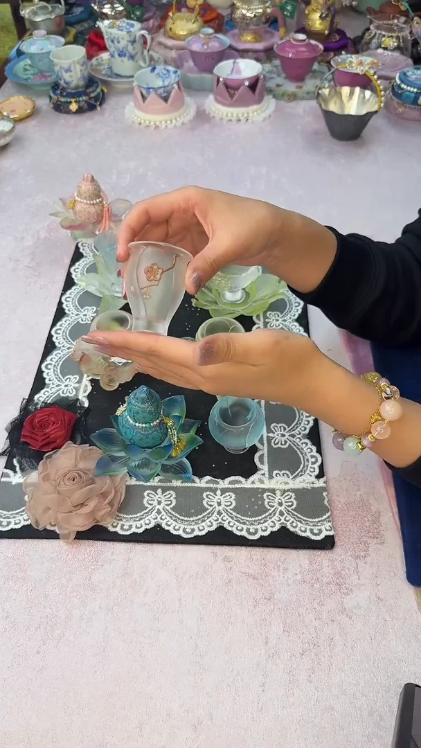 24腊梅杯 心缘堂琉璃十二花神系列