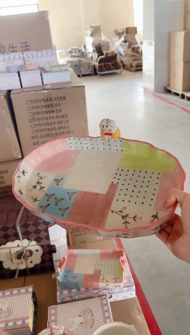 陶瓷手工手绘陶瓷直播间