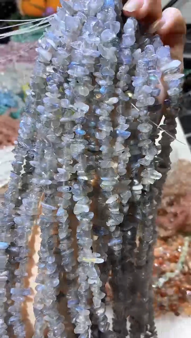 水晶珠宝半成品未镶嵌灰月光