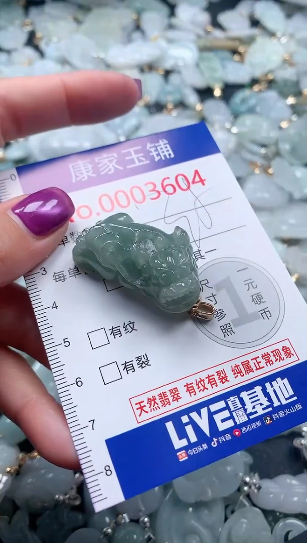 颈饰未镶嵌翡翠3604