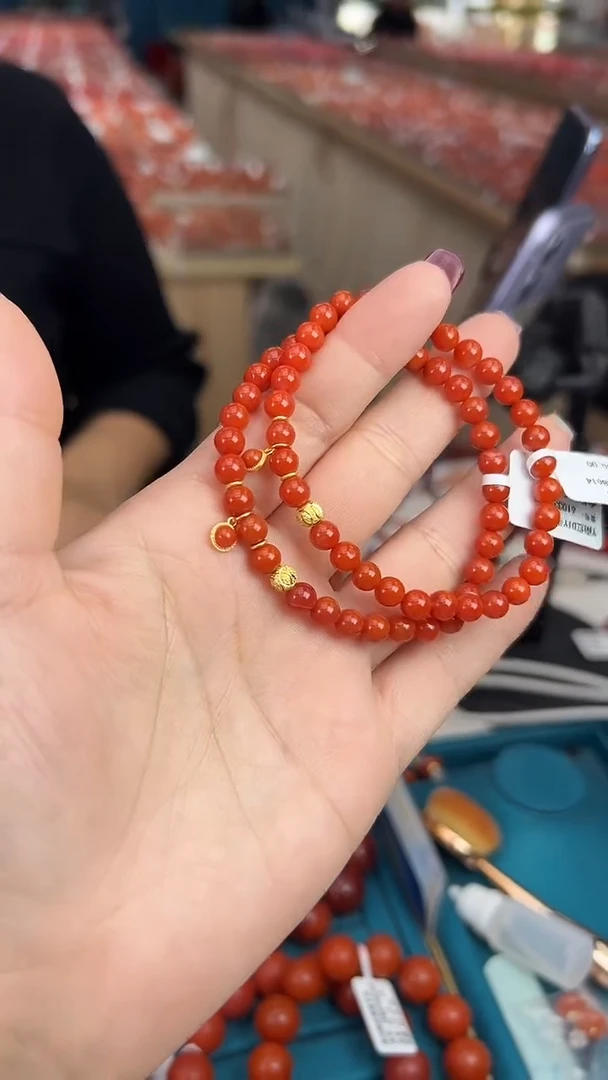【闪购商品】南红玛瑙珠串未镶嵌多样发其一/5/610338614