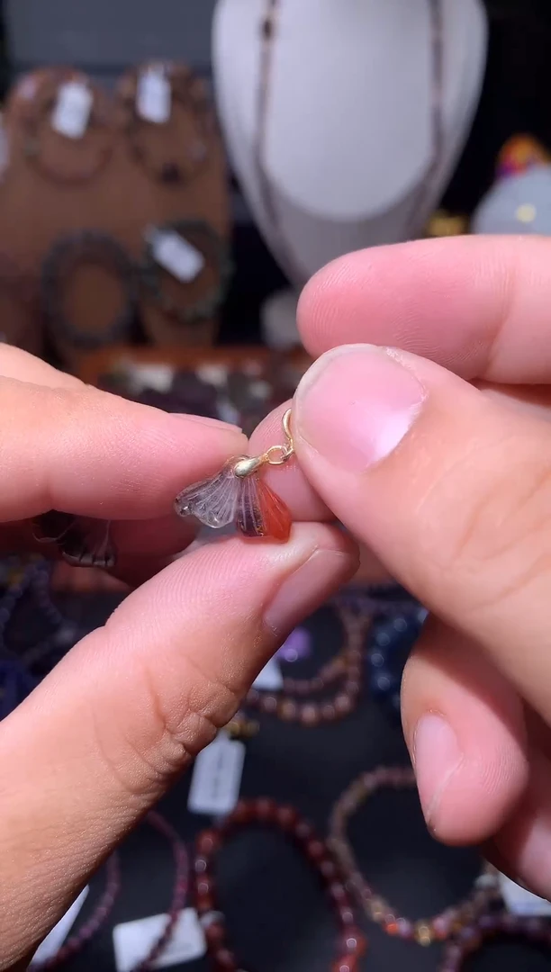 未镶嵌珠宝半成品水晶极光提溜