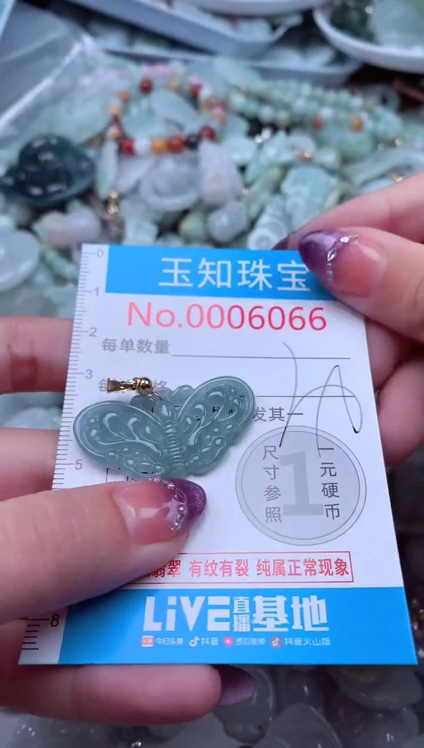 翡翠未镶嵌吊坠(不含链)6966