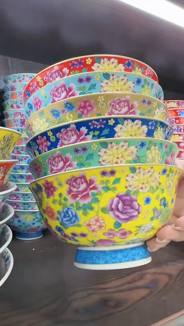 【闪购商品】瓷片6英寸面碗6个景德镇陶瓷