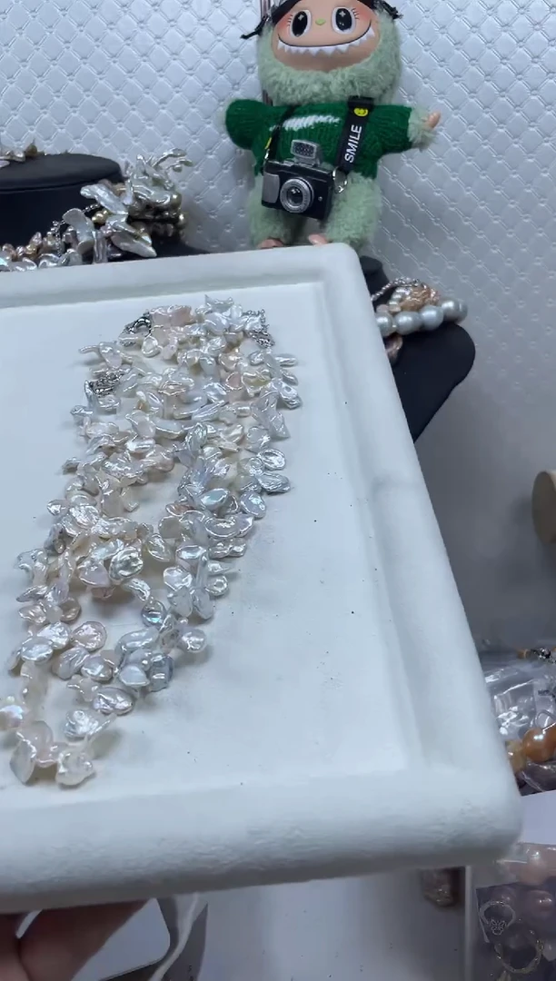 淡水珍珠未镶嵌项链【纯恬珍珠】（多样性发货发一）