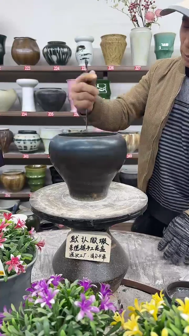 12-23-高17口14瑕-花盆