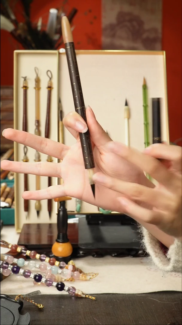 15号闪购孤品高货毛笔链接 清水试笔 蘸墨不退