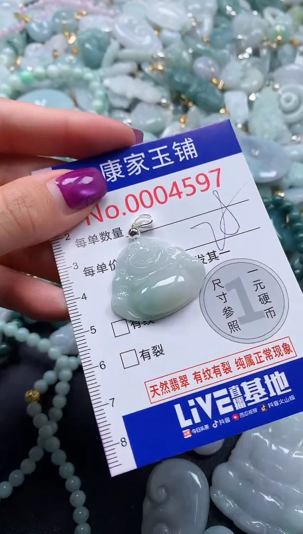 颈饰未镶嵌翡翠4597