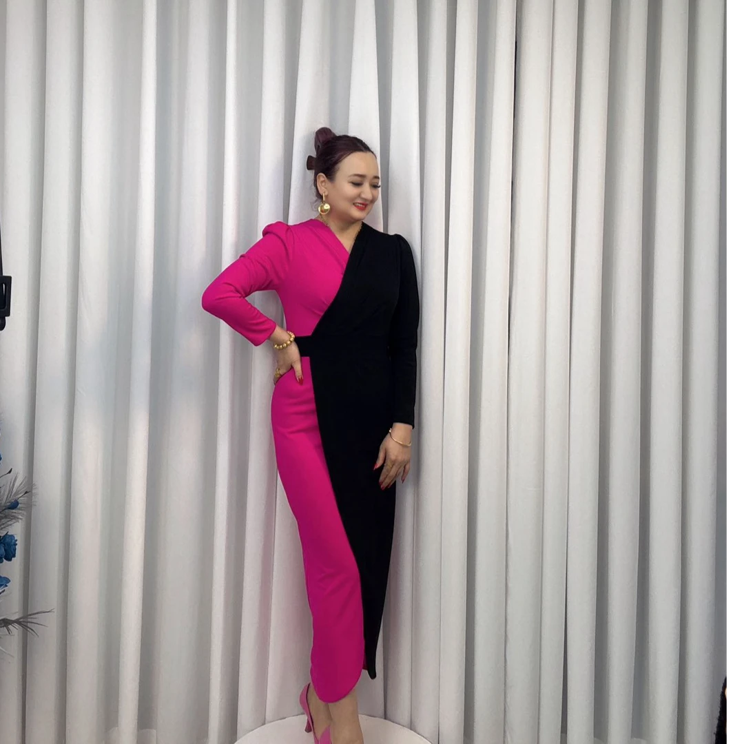 新款 ZOKRA 连衣裙 显瘦 长袖 长款 0007