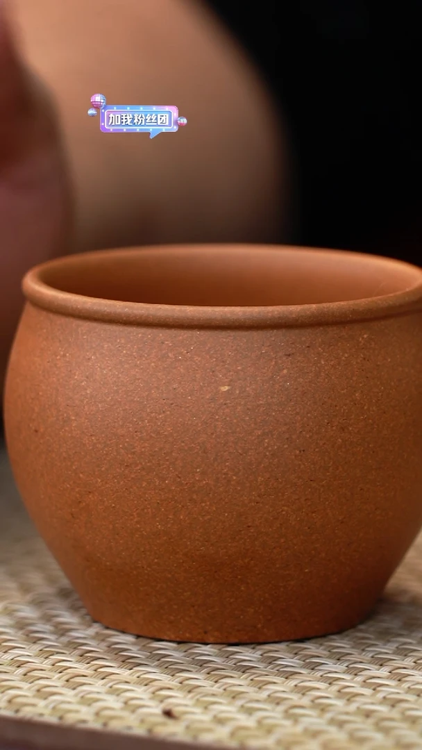 茶壶紫砂老段圆口杯