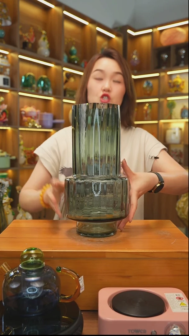 琉璃外贸花瓶花器花瓶-082