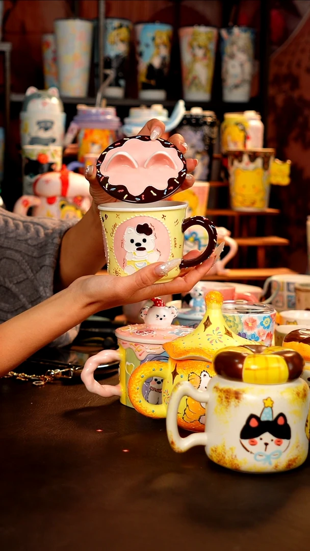 景德镇手工手绘杯杯