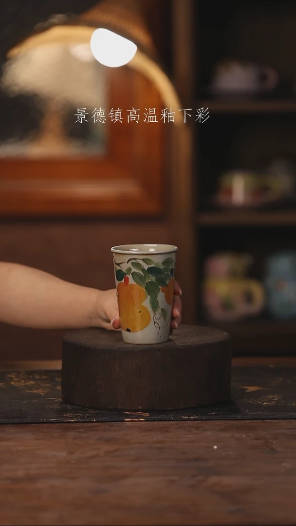 陶瓷景德镇高温釉下手绘陶瓷207