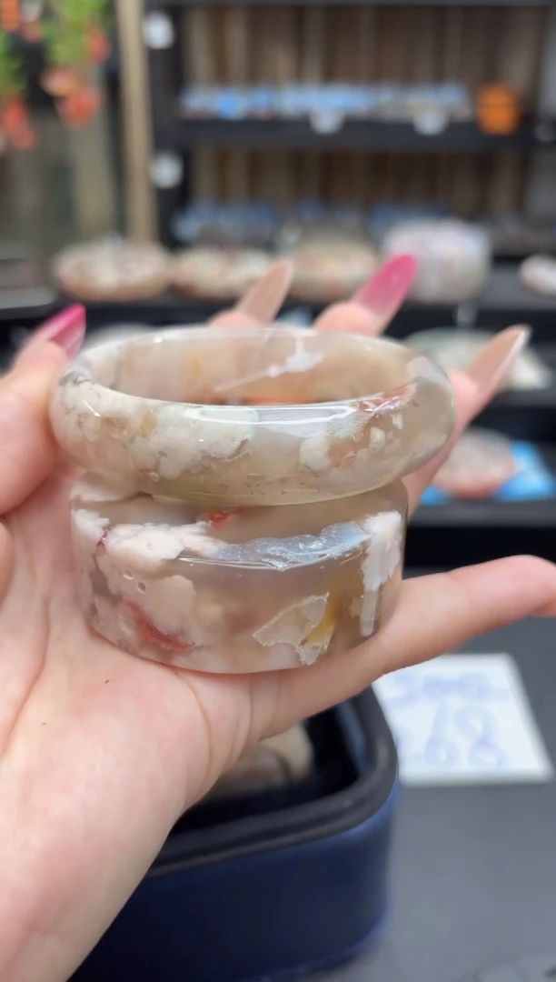 未镶嵌手镯石英质玉71(60圈赠送镯心)