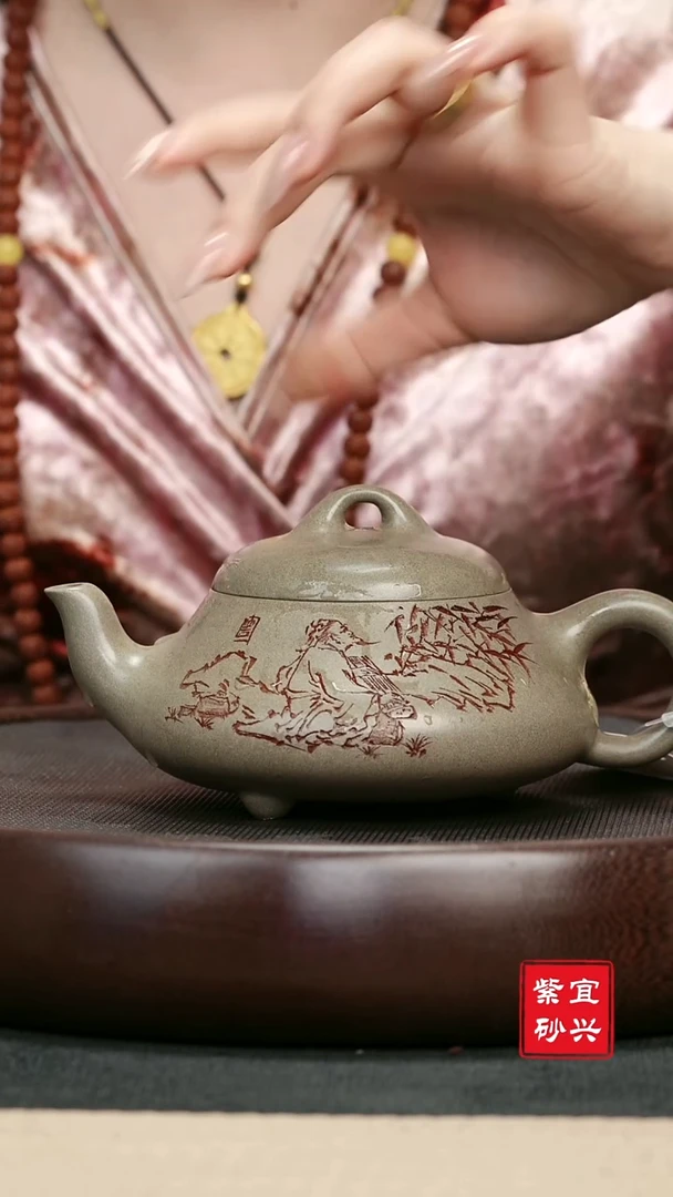 【闪购商品】紫砂茶壶057 汉棠石瓢手工紫砂壶