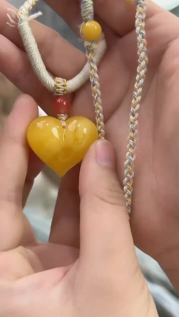 裸石琥珀未镶嵌琥珀蜜蜡吊坠