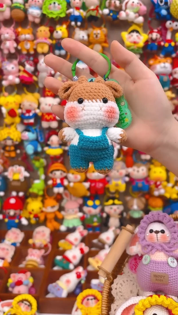 纯手工制作毛线钩织成品生肖牛