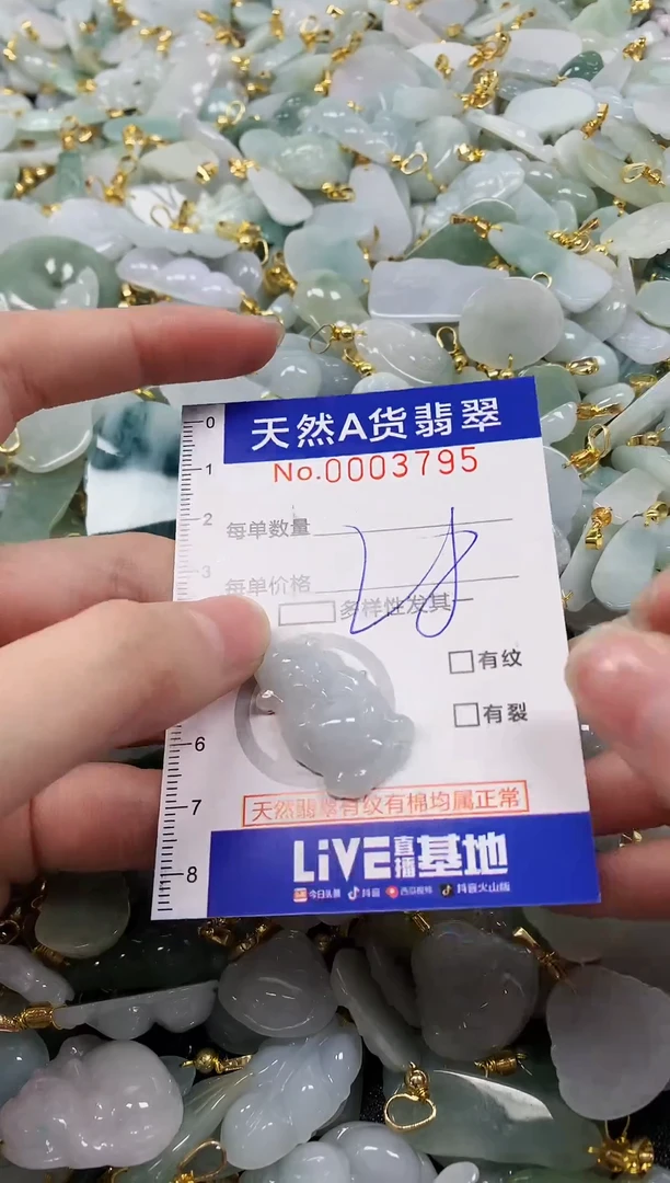 颈饰未镶嵌翡翠天然a货翡翠