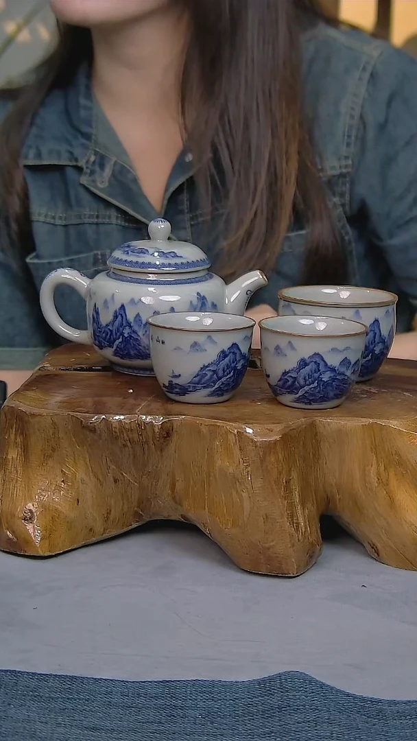 简装家用款4件套 陶瓷家用茶具系列