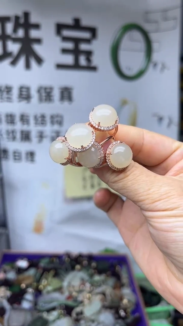 颈饰银S925镶嵌和田玉多样性发货拍一发一