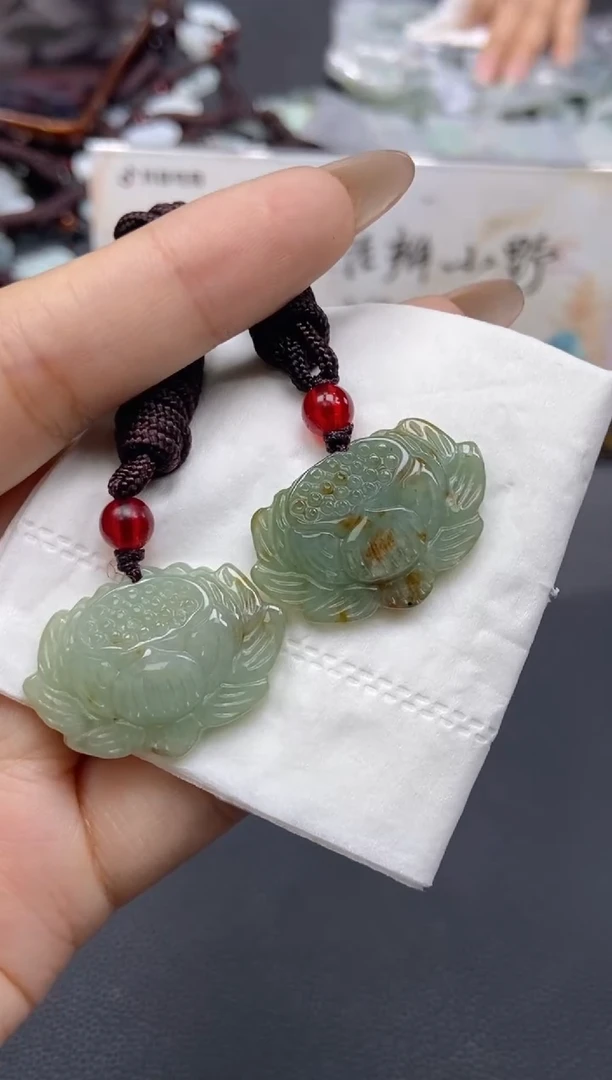 【闪购商品】翡翠颈饰未镶嵌天然翡翠A货57