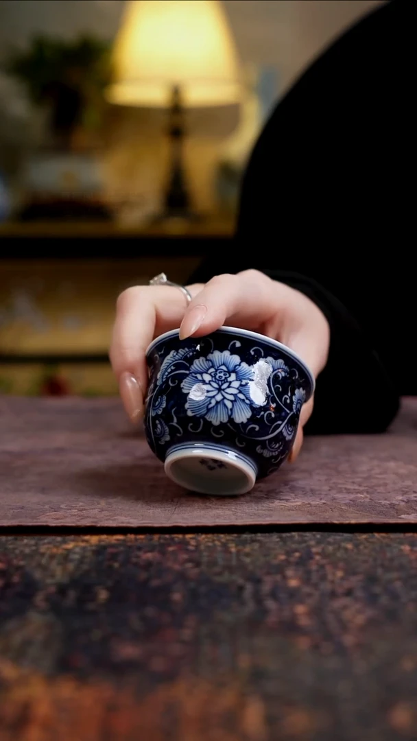 杯景德镇陶瓷杯碗柴烧多人