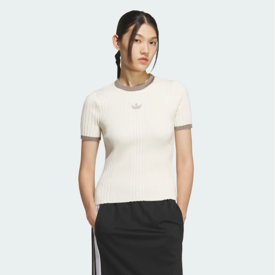 阿迪达斯OTT TIGHT T-SHIRT SS 梭织运动修身短袖T恤KS8494