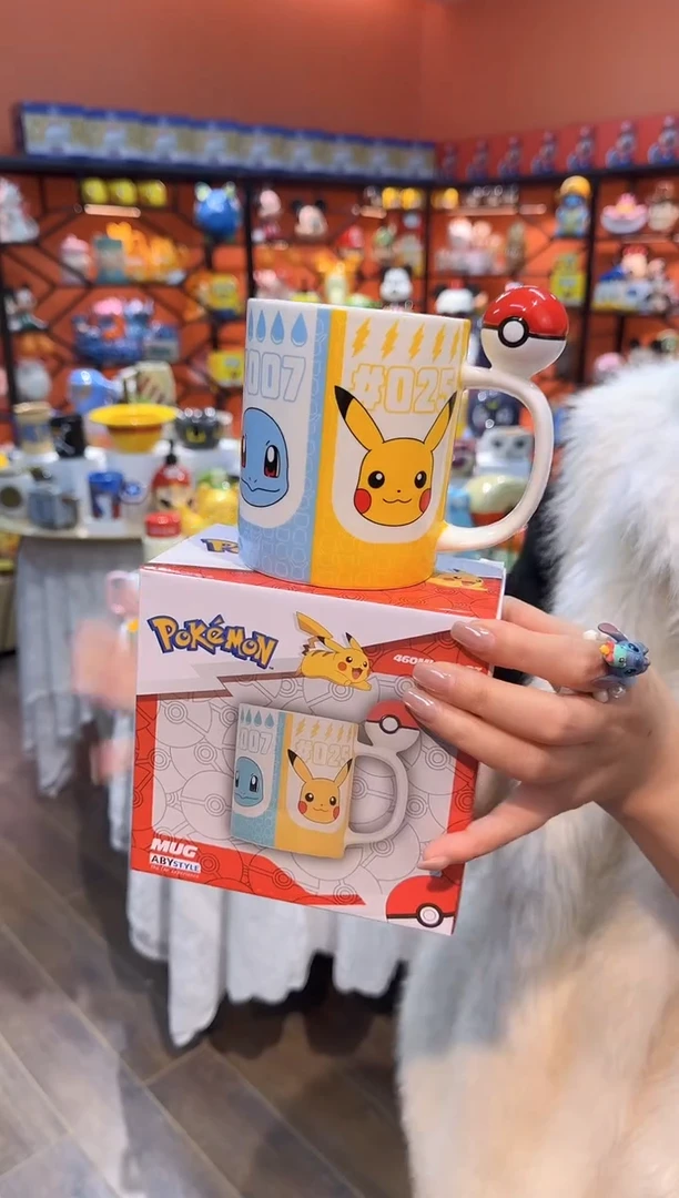 瓷片@@神奇宝贝第一世代陶瓷水杯（礼盒）