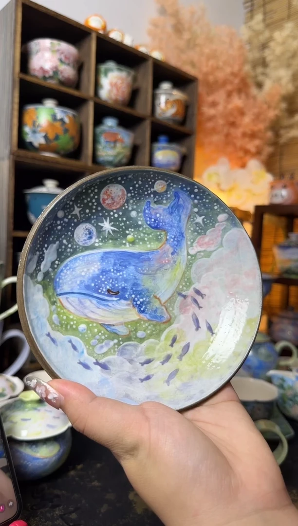 石一鲸途星梦咖啡杯碟