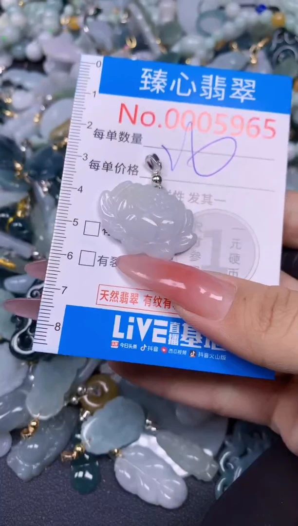 【闪购商品】翡翠颈饰未镶嵌含绳0005965
