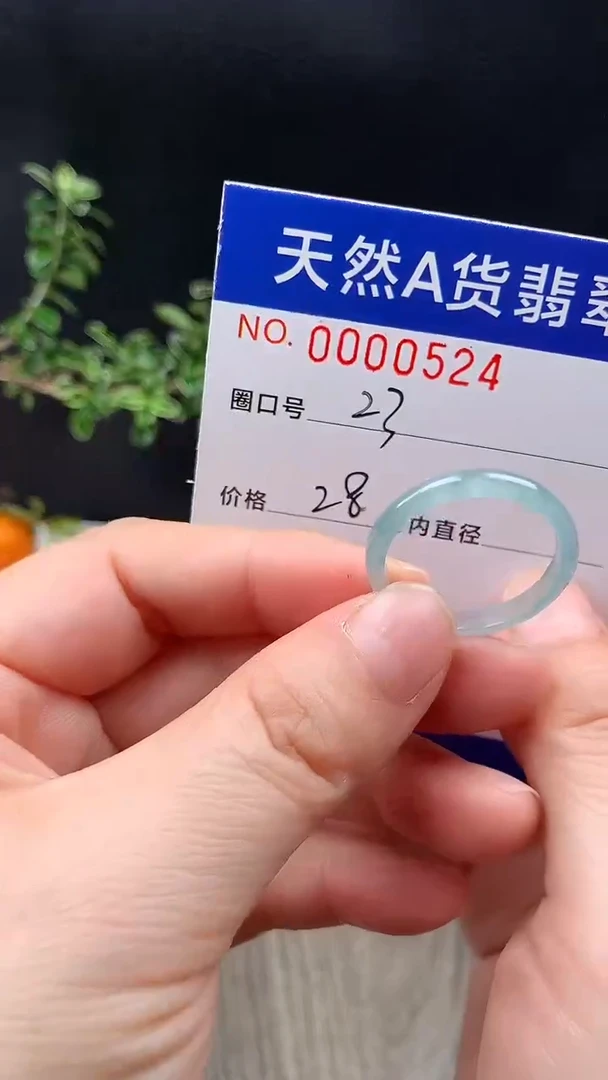 未镶嵌戒指翡翠23#