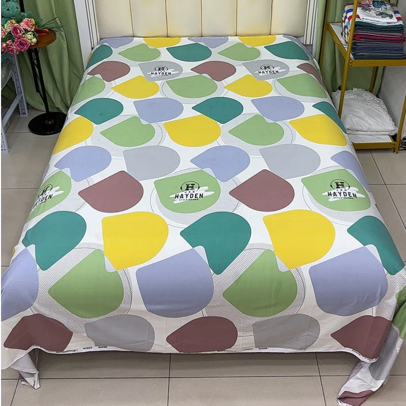 【彩色涂鸦】细纹粗布纯棉布头--245*300