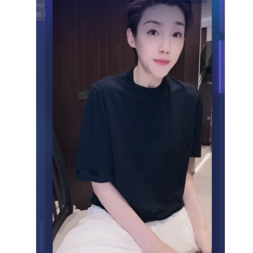 MNFK 桑蚕丝 男女同款  T恤 TX0288